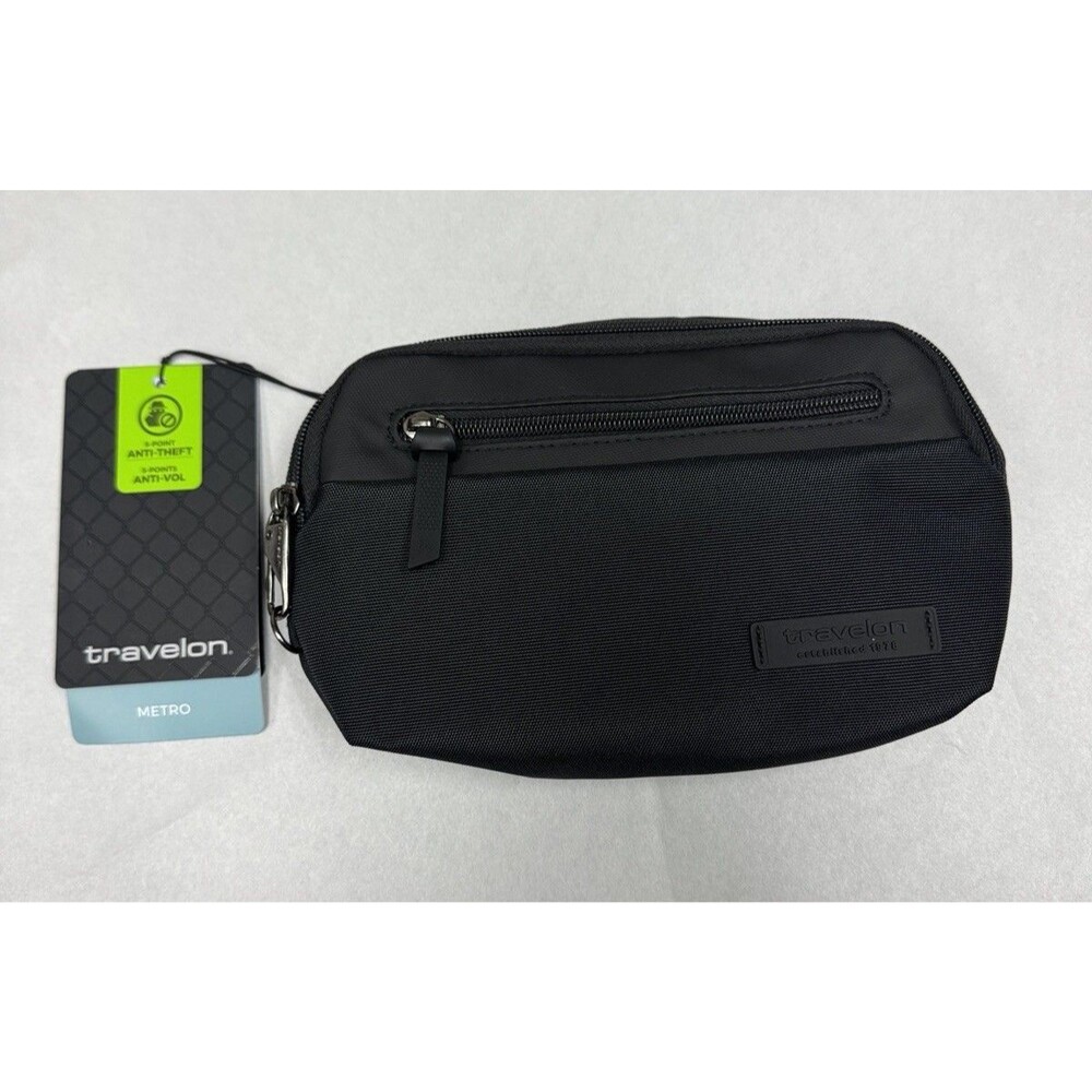 Travelon Anti-Theft Metro Convertible Small Crossbody Bag / Waist Pack NWT